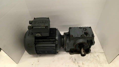 Sew Usocome S57DT90S4/IS 3/4hp Gearmotor 1800/60Rpm 230/460v