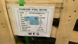 Weg 00718ET3ESS213TC Stainless AC Motor 7.5Hp 1800Rpm 4P 3Phase 213TC 230/460v