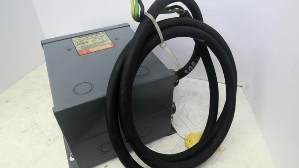 Square D 1.551F 1.5KVA Transformer 480 Pri 240 Sec Single Phase
