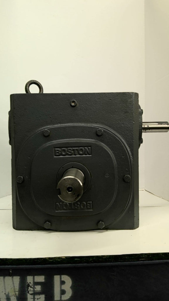 Boston Gear 752-10 Left Angle Worm Gear Speed Reducer 10:1 Ratio