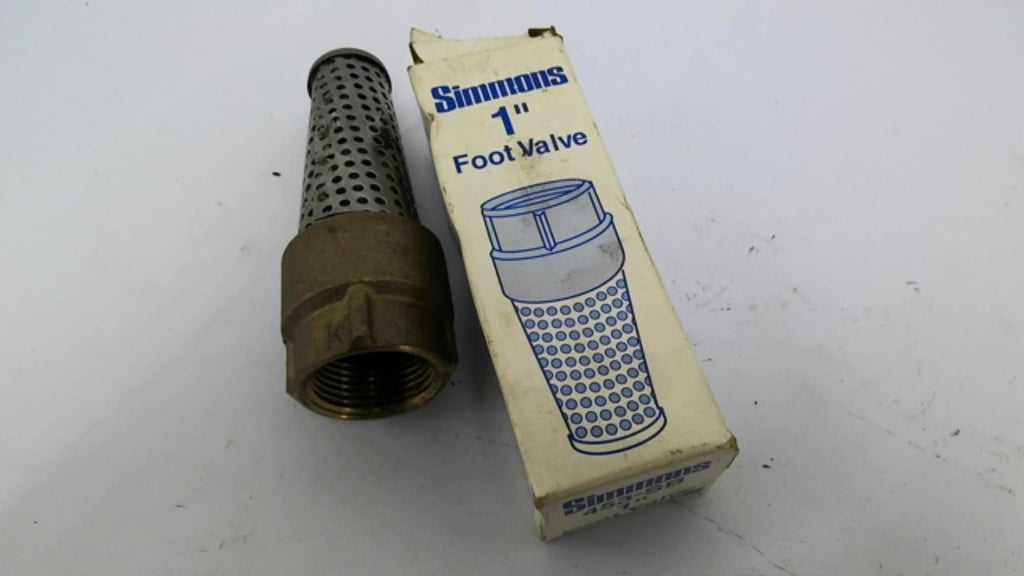 Simmons 453-SB Foot Valve Cold Water System