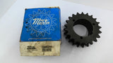 Martin DS60Q21H Double Single Sprocket 60 Chain 21 Teeth uses Q Bushing