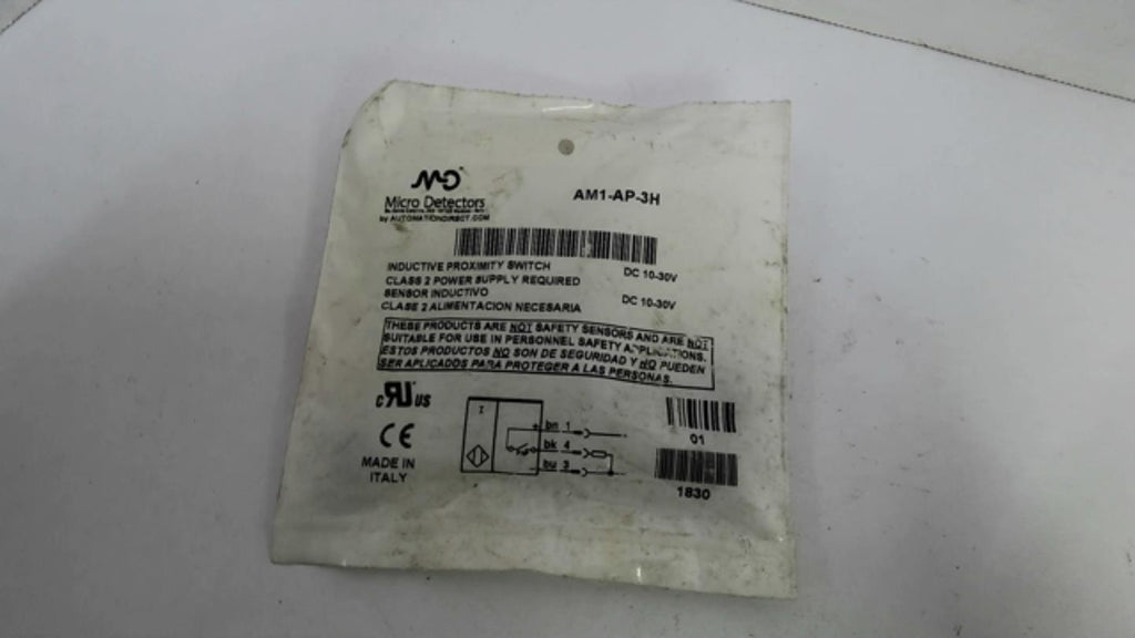 Micro Detectors AM1-AP-3H Inductor Proximity Switch Sensor