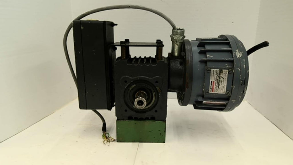 Ass-ag Schweiz M40B Right Angle Gear Reducer 83:1 Ratio w/bobst 703-Wm control
