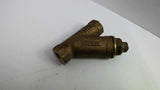 Keckley 200 WOG F150 Bronze Y-Strainer 1/4"