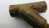 Keckley 200 WOG F150 Bronze Y-Strainer 1/4"