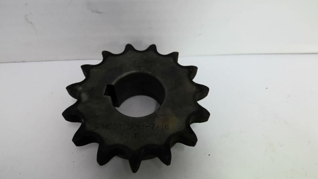 Tsubaki H60B15F Sprocket 1 7/16" Bore T