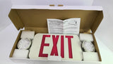 LED EXIT Emergency Lighting Fixture 120/277V