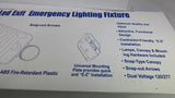LED EXIT Emergency Lighting Fixture 120/277V