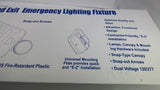 LED EXIT Emergency Lighting Fixture 120/277V
