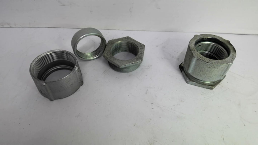 India 3 Piece Coupling Lot of 2 1 1/2"