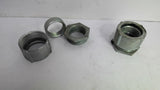 India 3 Piece Coupling Lot of 2 1 1/2"