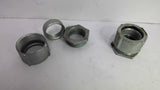India 3 Piece Coupling Lot of 2 1 1/2"