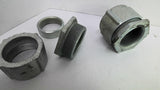 India 3 Piece Coupling Lot of 2 1 1/2"