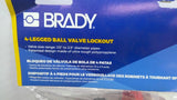 Brady 45341 4-Legged Ball Valve 1/2"-2 1/2" Valve Size Range Lot Of 2