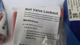 Brady 45341 4-Legged Ball Valve 1/2"-2 1/2" Valve Size Range Lot Of 2