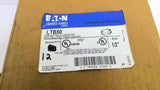 Crouse-Hinds LTB50 Connector 1/2" Straight Male w/ Throat Bushing Lot of 12