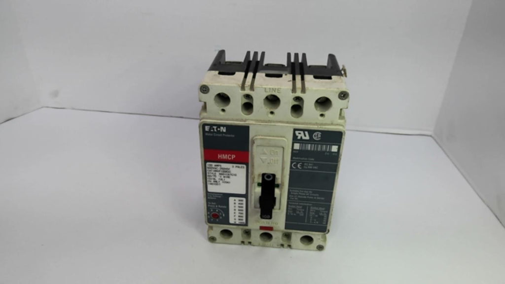 Eaton HMCP100R3C Circuit Breaker 100AMP 600VAC-250VDC