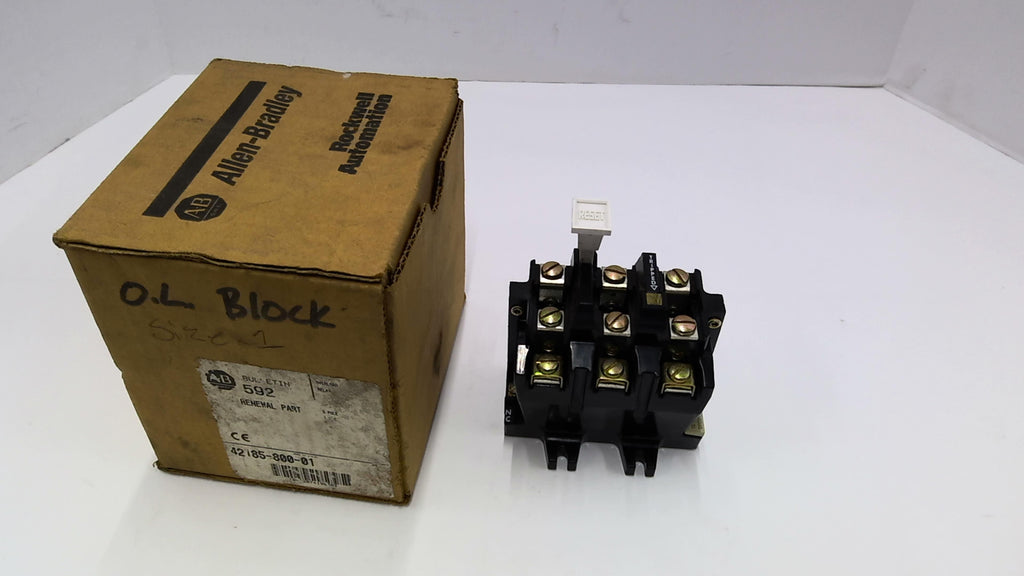 Allen Bradley 42185-800-01 Overload Relay 600 Volts
