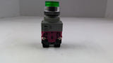 IDEC HW-C01 Push Button Green