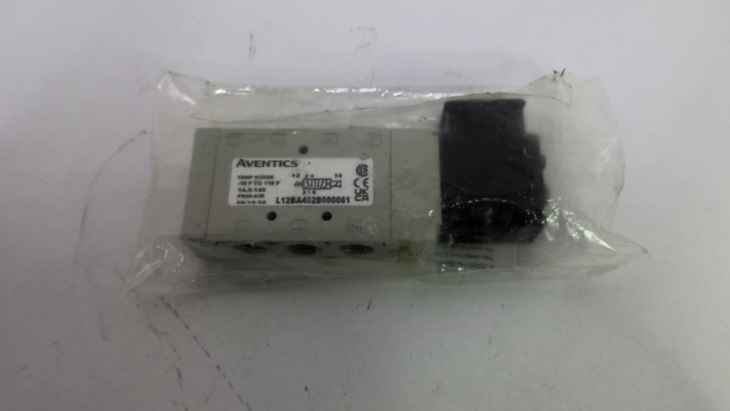 Aventics L12BA452B000061 Solenoid Air Control valve -10F to 115F 14.5-145PSIG