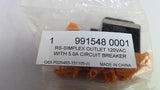 WEIDMULLER 991548 0001 5.0A Circuit Breaker RS-Simplex Outlet 120 VAC