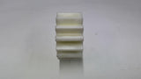 Plastic Gear White 4" OD 2" Wide 1 3/4" Bore