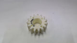 Plastic Gear White 4" OD 2" Wide 1 3/4" Bore