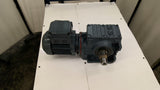 Sew-Eurodrive S57 DR63M4/IS Gear Motor .18Kw 240-266/415-460V 20:1 60Hz