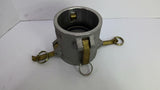 3D X 3D Aluminum Coupling 4" With 3 1/2" Inside Rubber Ring