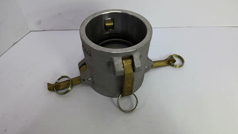 3D X 3D Aluminum Coupling 4" With 3 1/2" Inside Rubber Ring