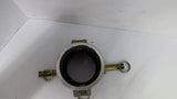 3D X 3D Aluminum Coupling 4" With 3 1/2" Inside Rubber Ring