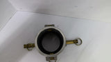 3D X 3D Aluminum Coupling 4" With 3 1/2" Inside Rubber Ring