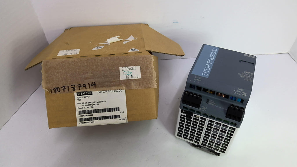 Siemens SIT0P PSU8200 Power Supply 24V 20A 50/60HZ