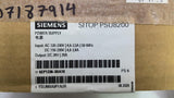 Siemens SIT0P PSU8200 Power Supply 24V 20A 50/60HZ