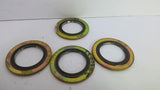 ASME Teadit 304L/MG B 16.20 Lot of 4 Replacement Gasket 1 1/4"