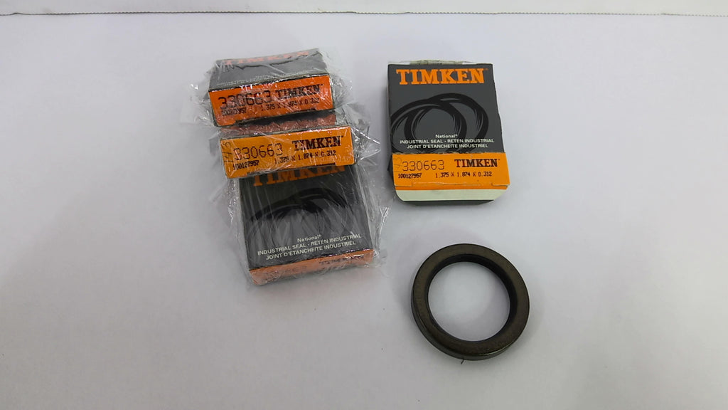 Timeken 330663 Oil Seals Lot Of 4 1.375 X 1.874 X 0.312