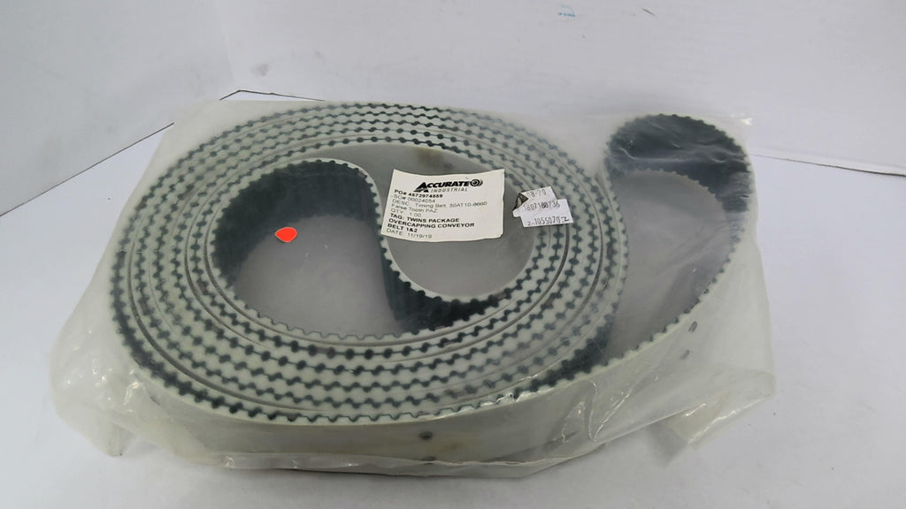 Accurate 50AT10-8660 Timing Belt Overcapping Conveyor Belt 1&2
