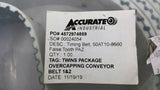 Accurate 50AT10-8660 Timing Belt Overcapping Conveyor Belt 1&2