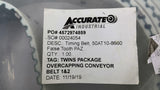 Accurate 50AT10-8660 Timing Belt Overcapping Conveyor Belt 1&2