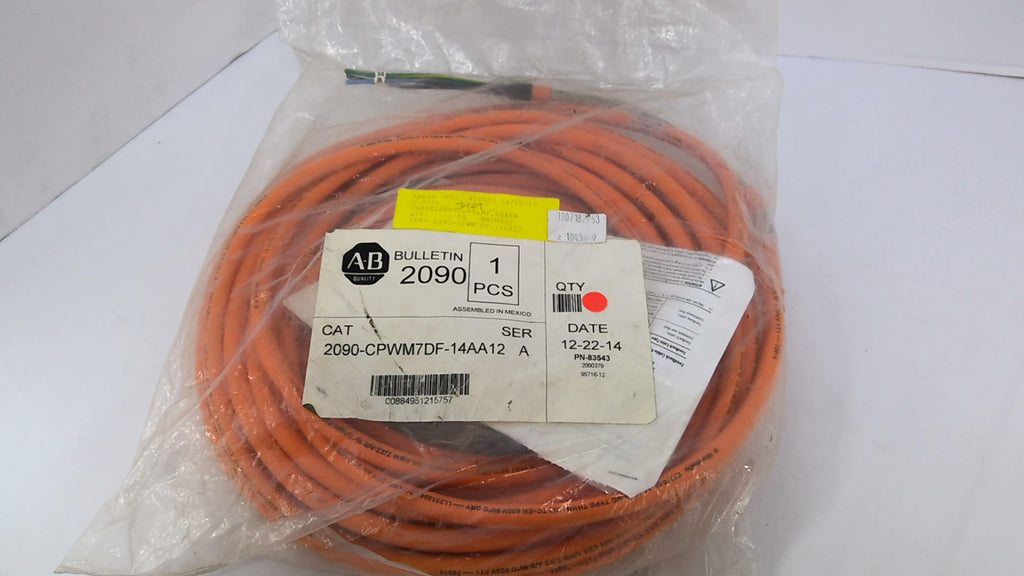 Allen Bradley 2090-CPWM7DF-14AA12 Cable 600V 90 Degrees C Dry