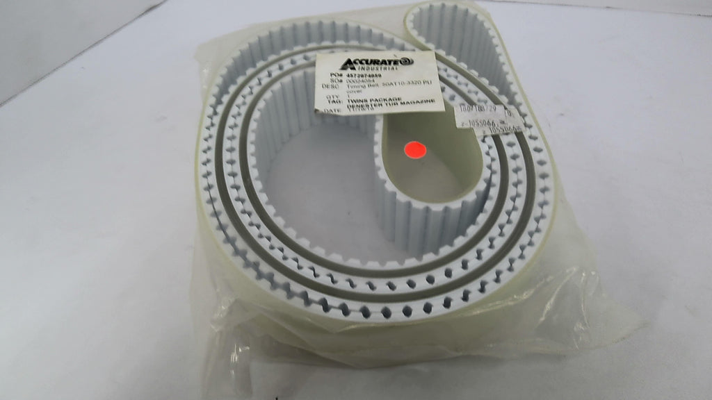 Accurate 50AT10-3320 PU Cover Timing Belt Denester Tube Magazine