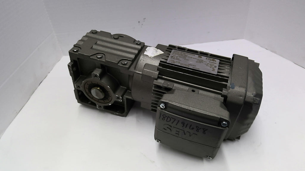 Sew-Eurodrive WAF30 DRN71M4 27.50:1 Ratio 0.37kW AC Hollow Shaft Gear Motor