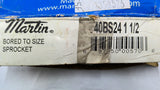 Martin 40BS24 1 1/2 Sprocket 24 Tooth 1 1/2" Bore