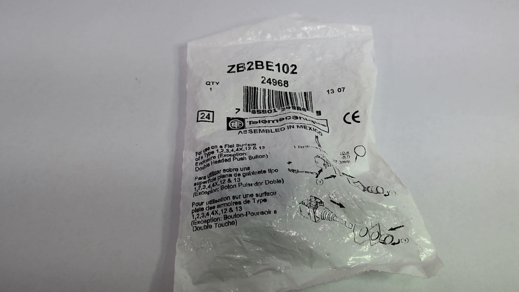 Schneider ZB2BE102 24968 Contact Block
