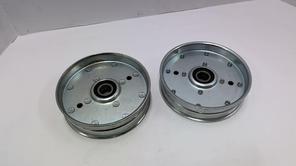 5 1/4" X 1 1/2" FlatBelt Pulley Lot Of 2