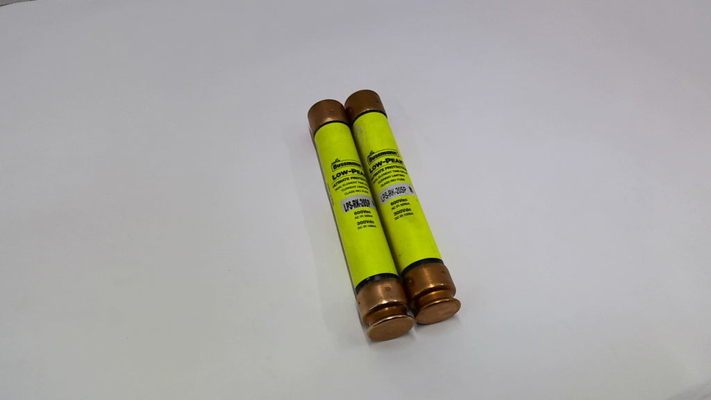 Bussmann LPS-RK-20SP Low-Peak 600VDC 300VDC 20Amp Fuse Lot Of 2