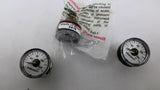 Ashcroft 2010 2416 Pressure Guage Assortment Lot of 3 1/8" Male Lot of 3