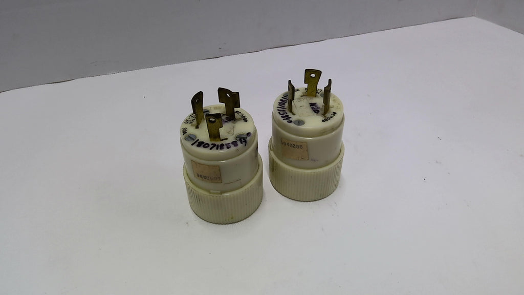 Bryant NEMA L12-30 Turnlock Plug Lot Of 2