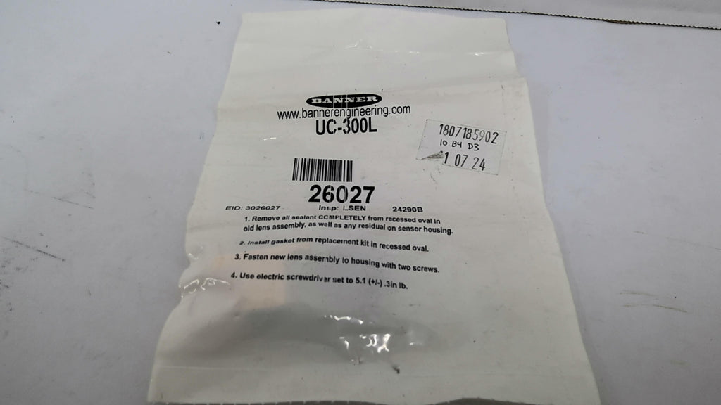 Banner UC-300L Replacement Lens